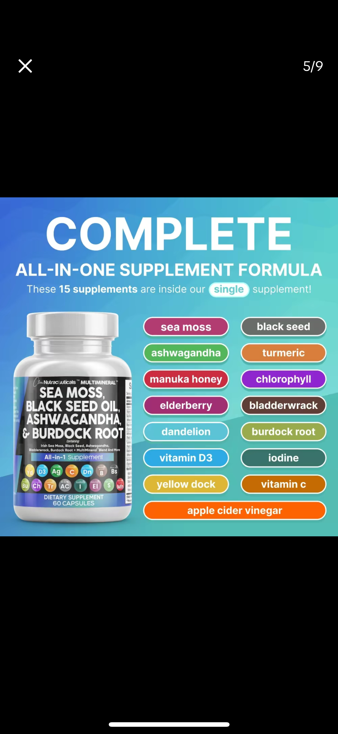 Sea Moss & Super Herb Complex – Immunity & Vitality Blend