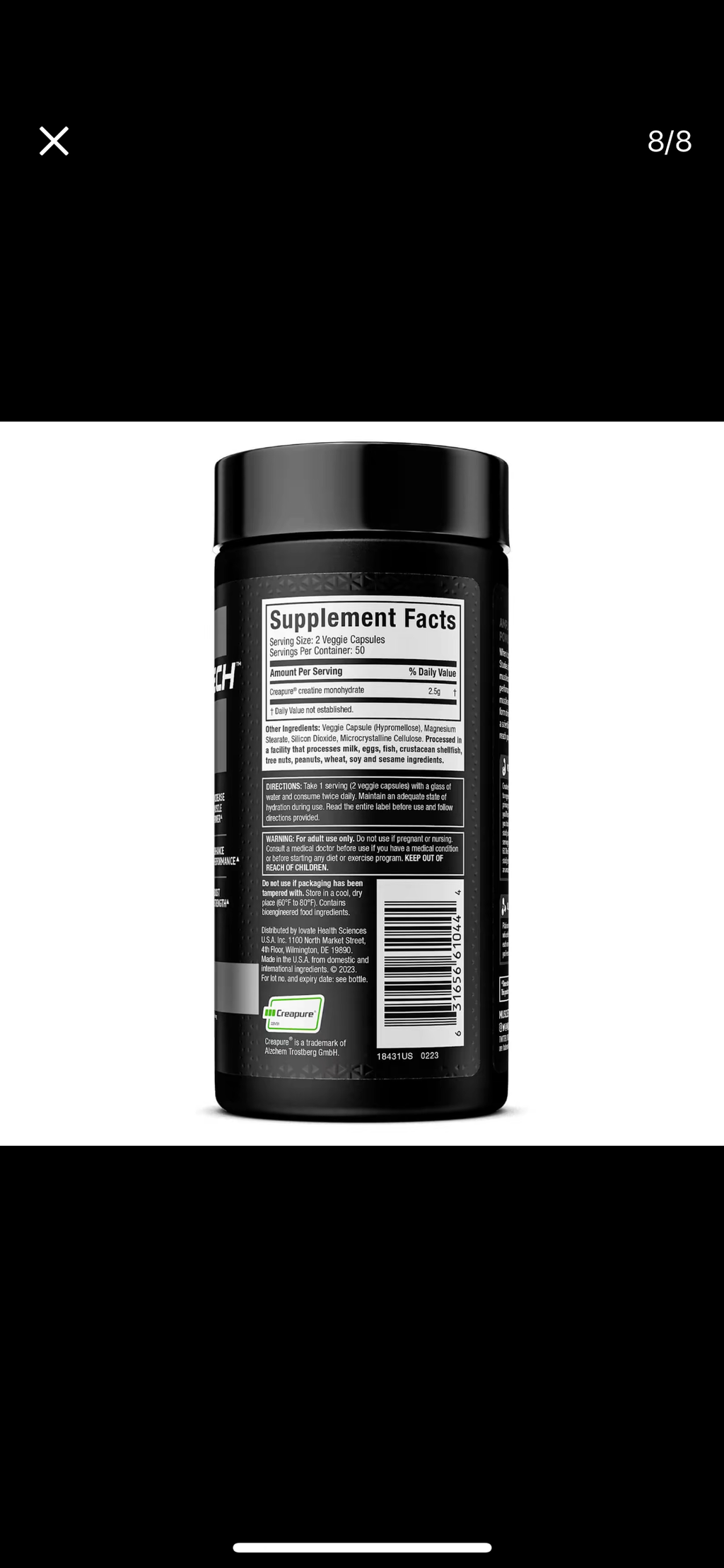 Platinum Creatine Monohydrate Capsules – Creapure®