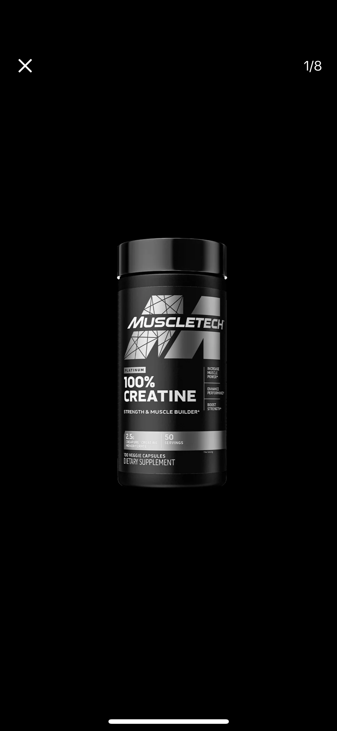 Platinum Creatine Monohydrate Capsules – Creapure®