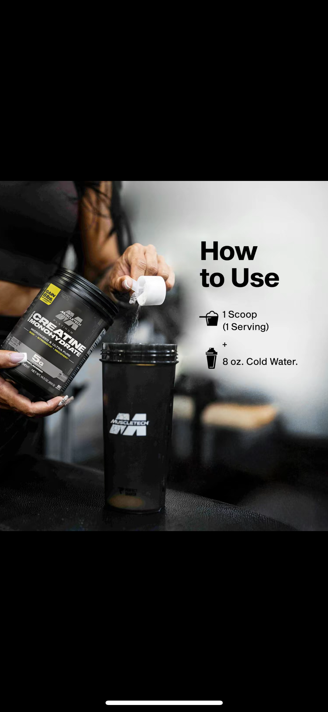 Platinum 100% Creatine by MuscleTech