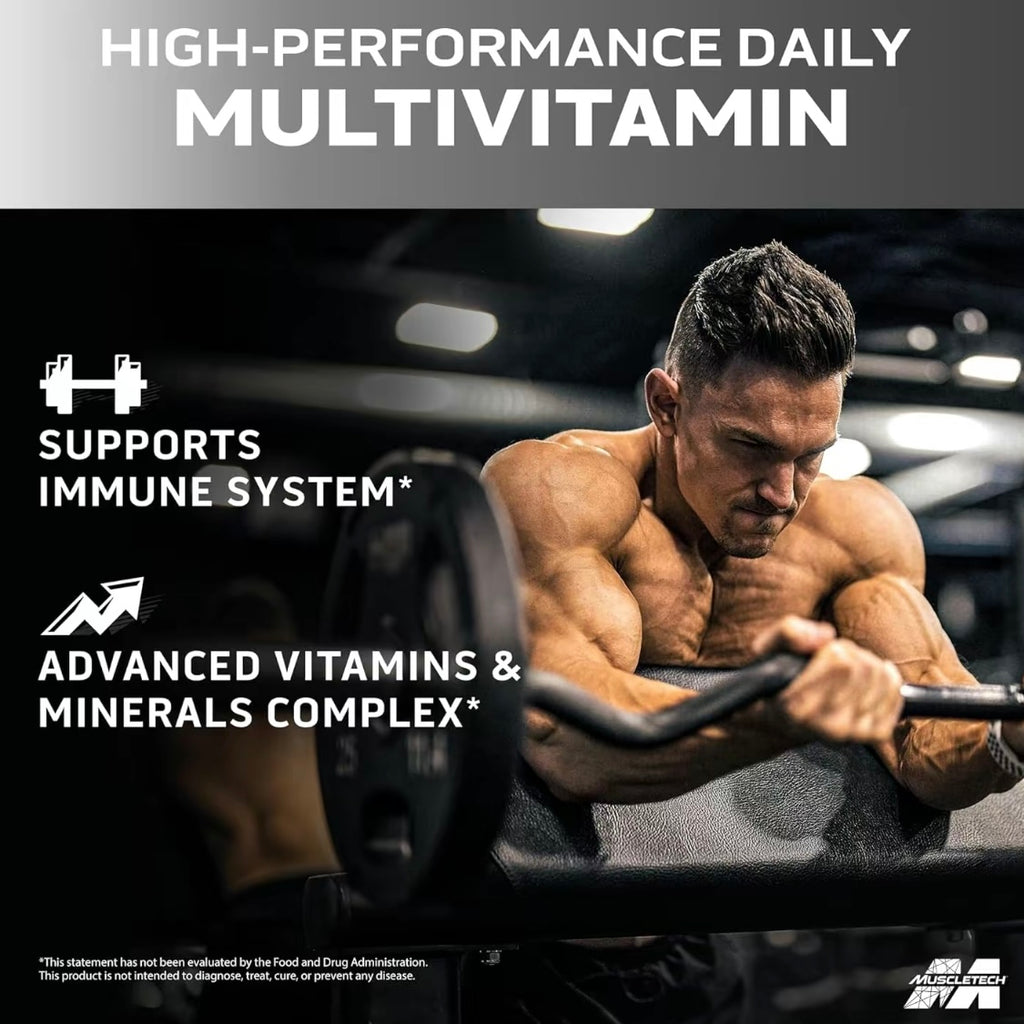 Muscletech Platinum Multivitamin for Men & Women – Daily Immune Support