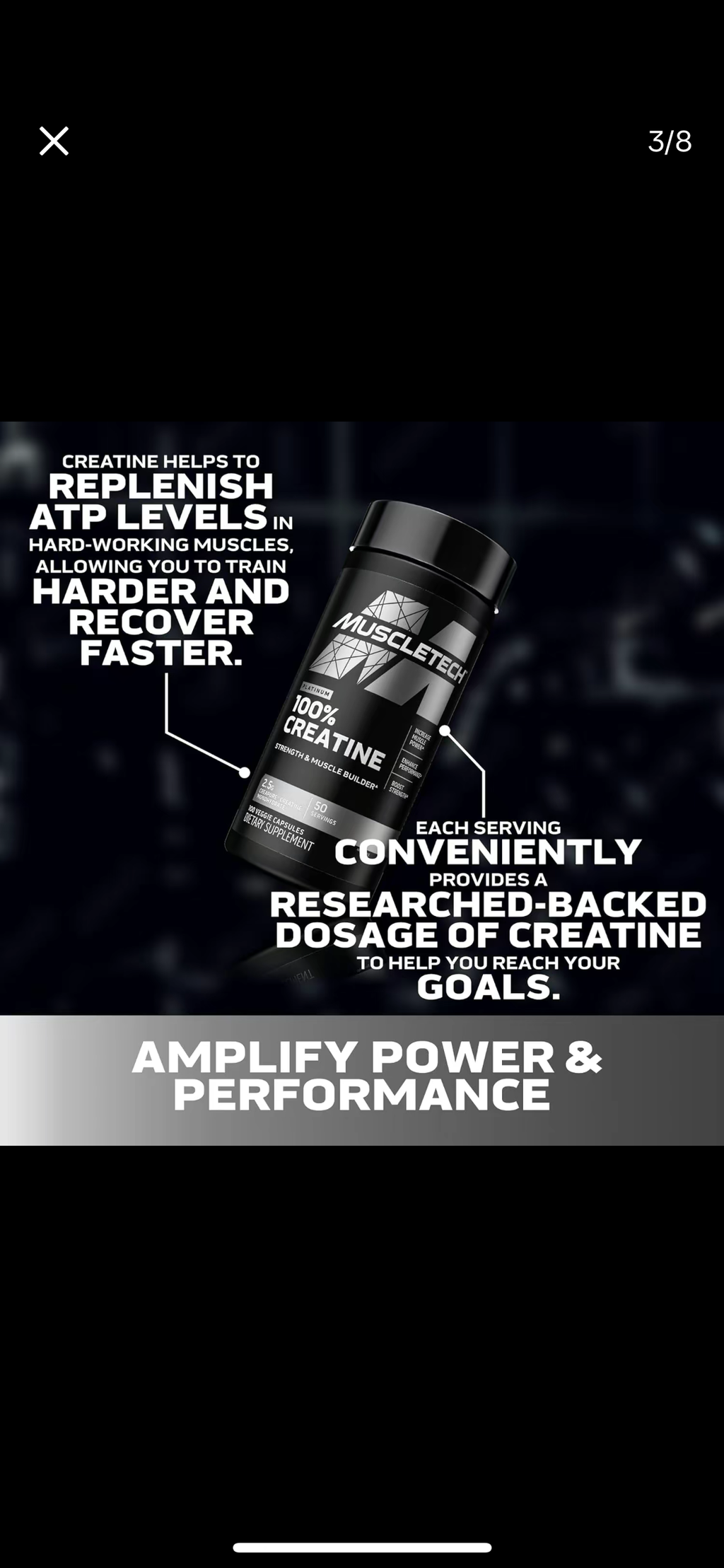 Platinum Creatine Monohydrate Capsules – Creapure®