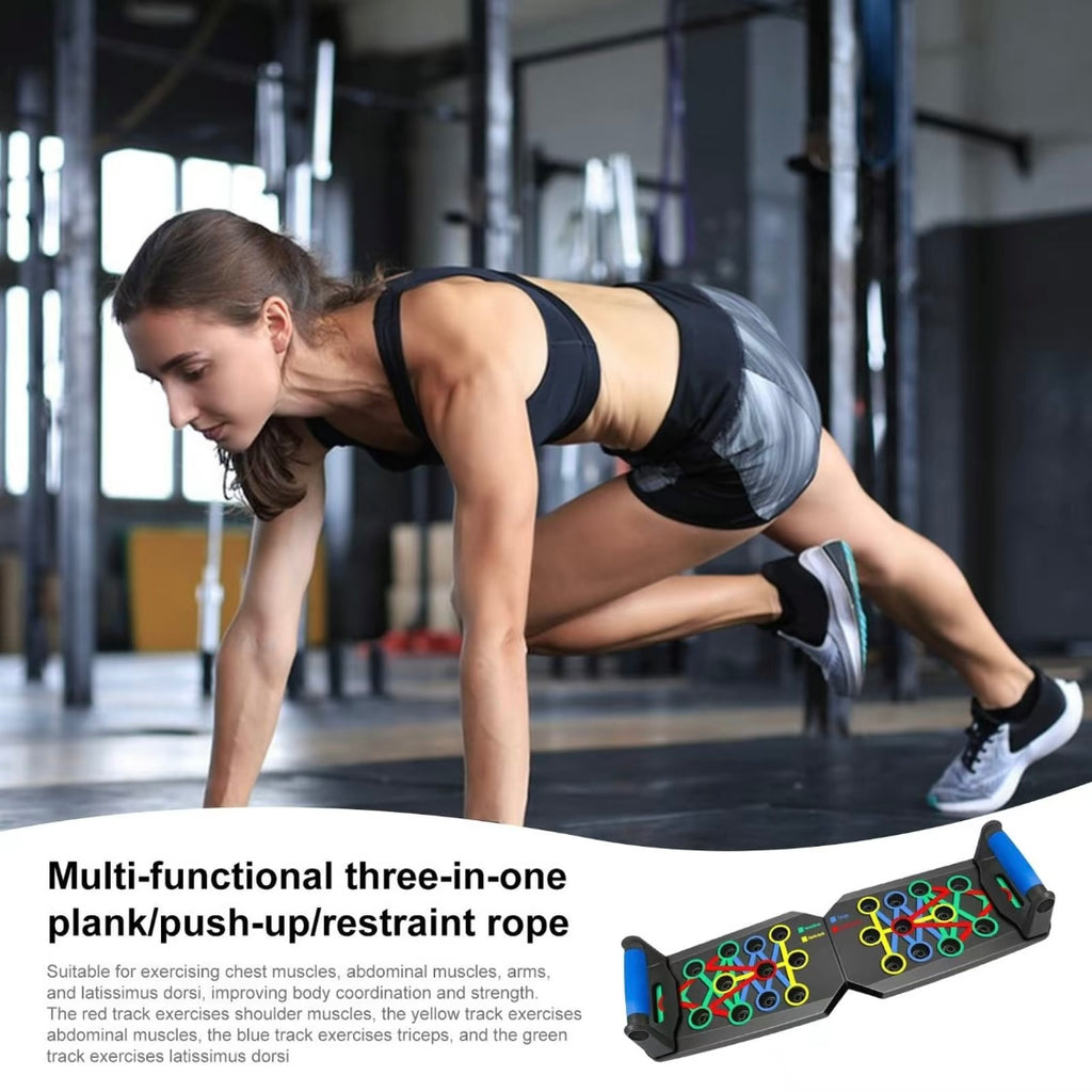 Push-Up Board Training Set – 128-in-1 Home Workout System