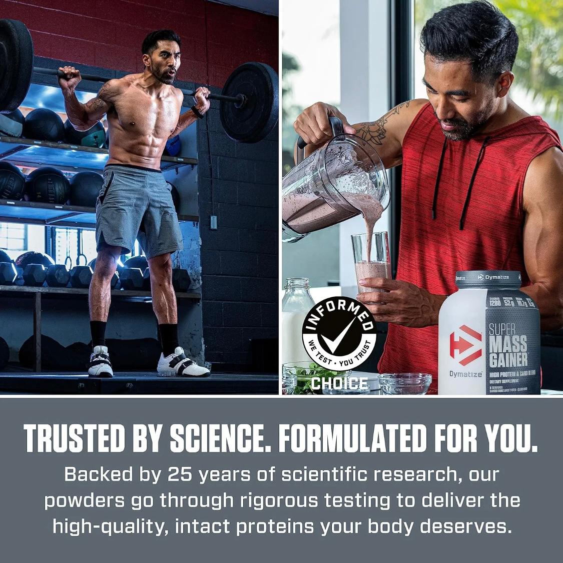 Super Mass Gainer – 1280 Calories, 52g Protein, Gourmet Vanilla (8 Servings)