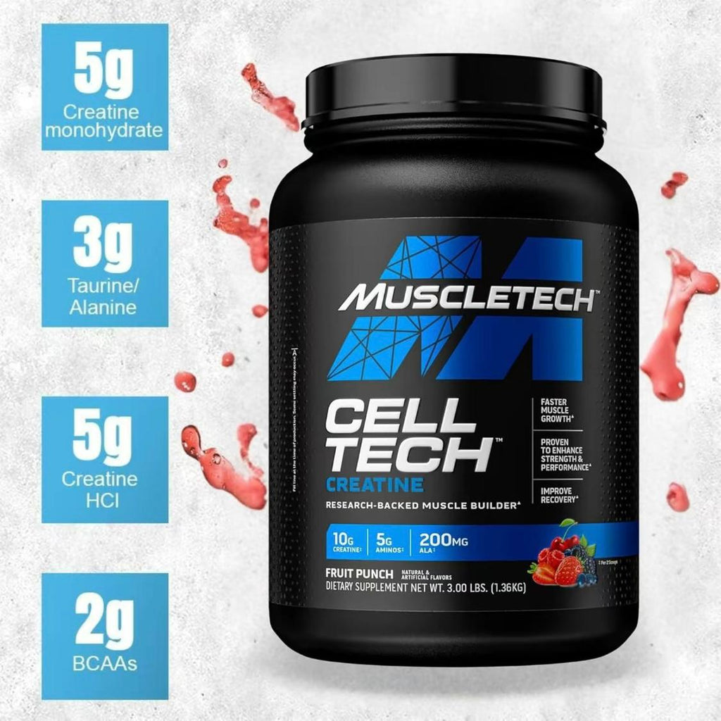 Cell-Tech Creatine Monohydrate – Post-Workout Recovery, 3 lbs (27 Servings)