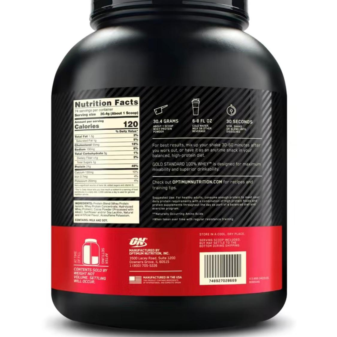 Gold Standard 100% Whey Protein – 5 lbs by Optimum Nutrition