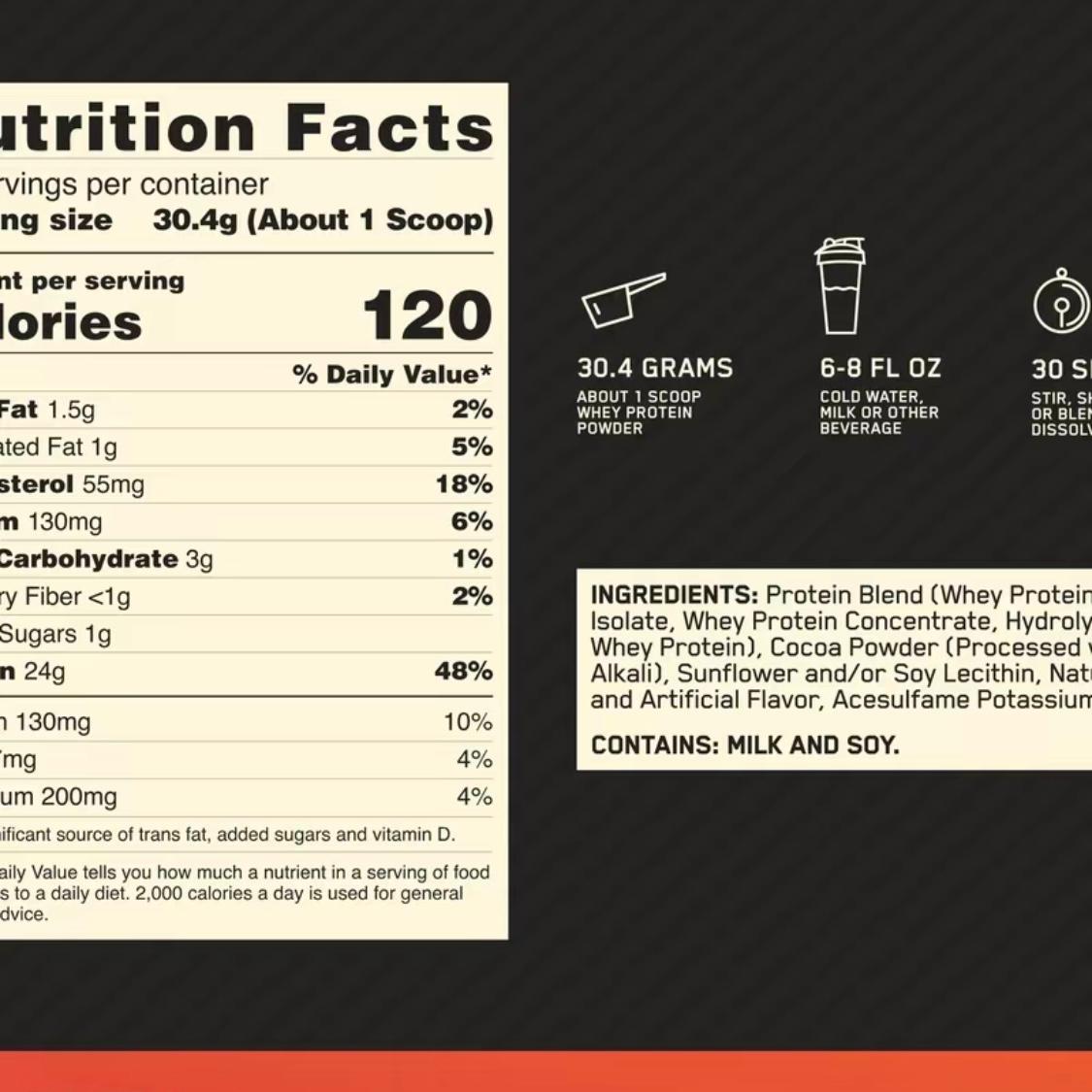 Gold Standard 100% Whey Protein – 5 lbs by Optimum Nutrition