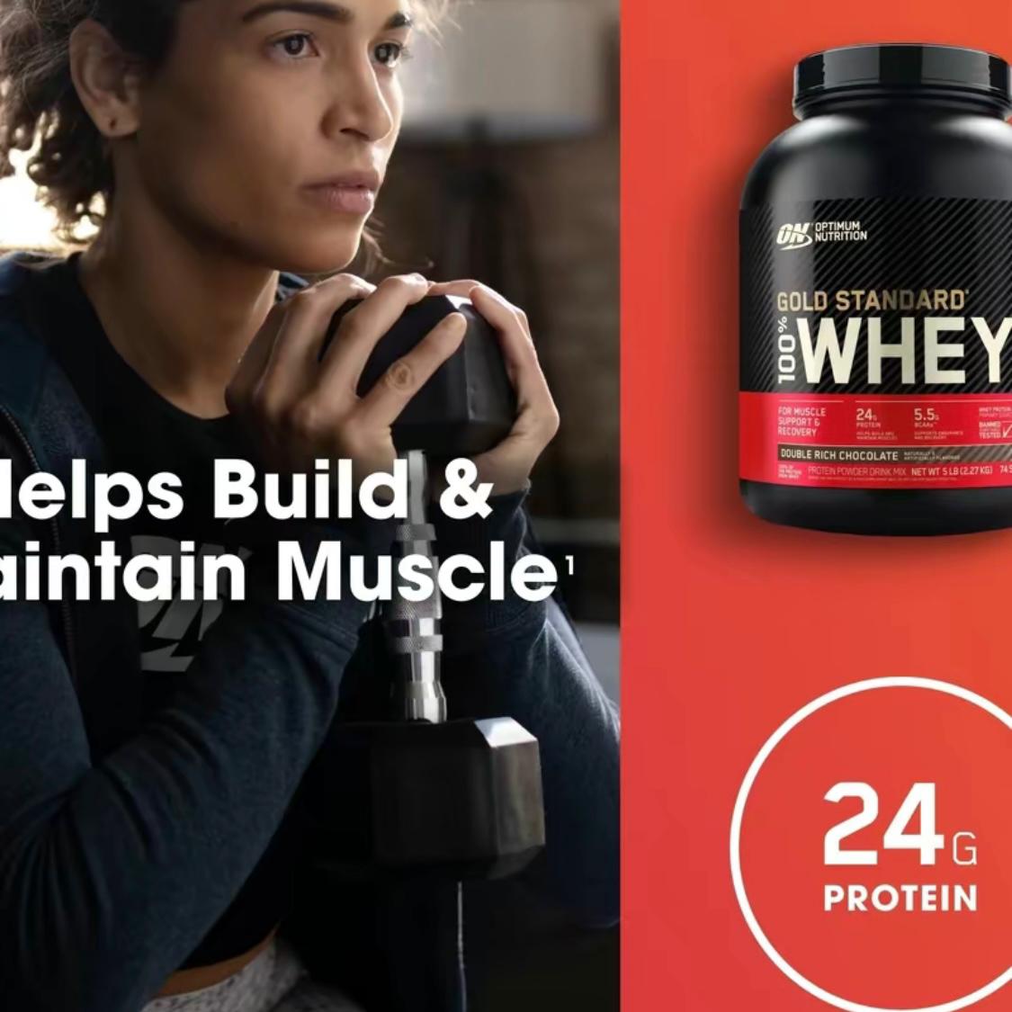 Gold Standard 100% Whey Protein – 5 lbs by Optimum Nutrition